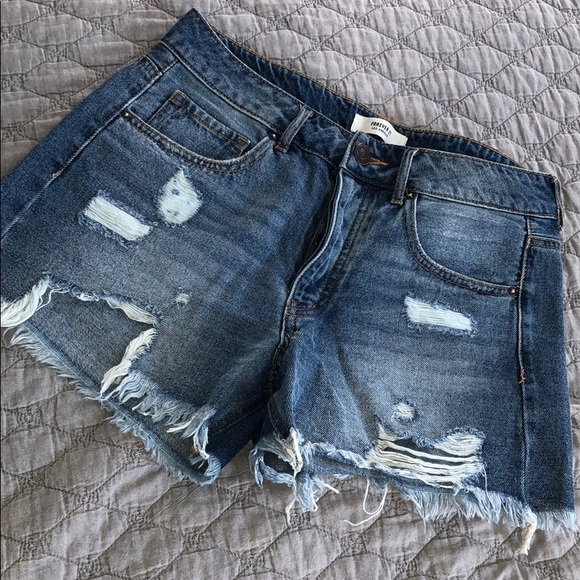 Forever 21 Pants - SALE NEW F21 Denim High waisted shorts